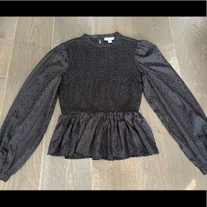 Top shop black blouse